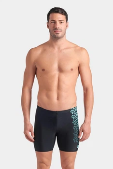 Плавки для плавання чоловічі Arena KIKKO V SWIM MID JAMMER GRAPHI 006701-508 100 Чорний