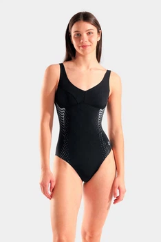 Купальник жіночий Arena NICESENESS SWIMSUIT U BACK 010253-505 42 Чорний