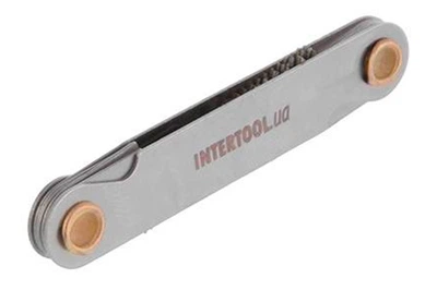 Резьбомер метрический Intertool 0.5-3мм (12шт) (SD-8400)