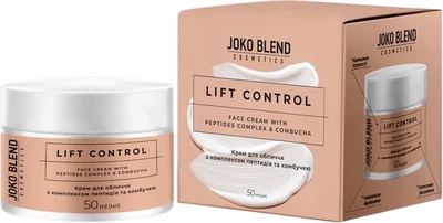 Крем для обличчя Joko Blend Lift Control з Комплексом пептидів та Комбучею 50 мл (4823109410510)
