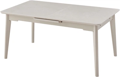 Стол обеденный Vetro Mebel TM-125 Крема саббия матовый/Капучино (TM-125-crema-sabbia/cappuccino)