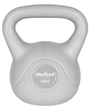 Kettlebell Rebel Active RBA-2322G-24 bitumiczny 24 kg Szary (5901890122092)