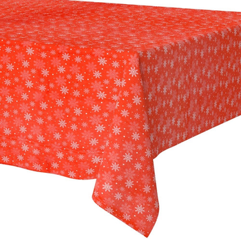 Скатертина Excellent Houseware стійка до плям червона 180x130 см (5904316452360)