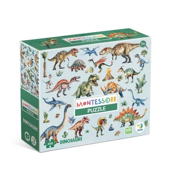 Детский пазл Монтессори "Динозавры" DoDo Toys 200631, 200 элементов (366212)