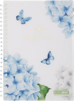 Тетрадь для записей Buromax Arabeski Butterfly Dream A5 80 листов в клеточку (BM.2587-00)