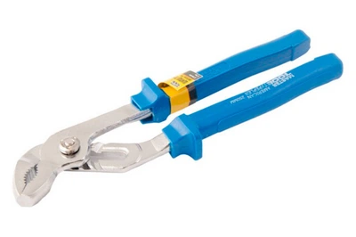 Кліщі трубні Mastertool 200 мм American type з C45 сталі з регульованим захопленням та ергономічними ручками