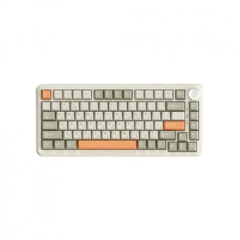 Клавіатура Ajazz AK820 MAX Flying Fish Switch RGB Wireless/Bluetooth/USB Beige (AK820MAX-FF-R) (261203)