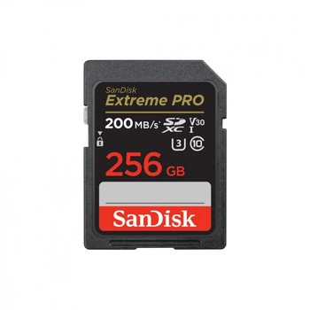 Карта памяти SanDisk 256GB SD class 10 UHS-I U3 V30 Extreme PRO (SDSDXXD-256G-GN4IN) (211716)