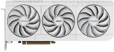 ASUS Radeon RX 9070 XT 16GB OC　white Видеокарта AMD Radeon RX 9070 XT 16GB GDDR6 Prime White OC Asus