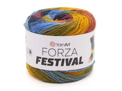 Пряжа YARNART Forza Festival 75% вовна 25% поліамід 420м 100г 5шт/уп арт.2905