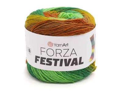 Пряжа YARNART Forza Festival 75% вовна 25% поліамід 420м 100г 5шт/уп арт.2907