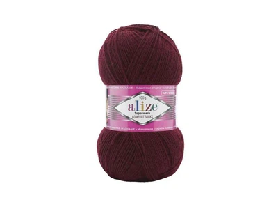 Пряжа ALIZE Superwash Comfort арт.578 5шт/уп червоний 25% поліамід 75% вовна 100г 420м