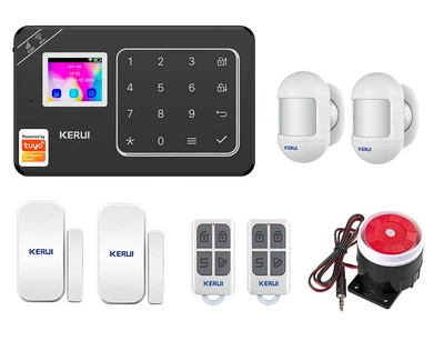 Сигнализация KERUI W184 4G WiFi GSM KIT2, Tuya Smart, охранная система для дома с датчиками