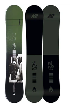 Сноуборд K2 STANDARD WIDE 163 Black/khaki/grey (11E0010.1)