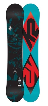 Сноуборд K2 STANDARD 155 Black/turquoise/red (1140022) O