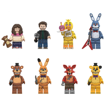 Фігурки FNAF ФНАФ Five Nights at Freddy's П'ять ночей у Фредді Еббі, Майк, Чік А, Бонні