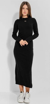 Продовжена сукня Suzie пд11596 чорна 146