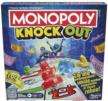 Gra planszowa Hasbro Monopoly Knockout (wersja fińska) (5010996218391)