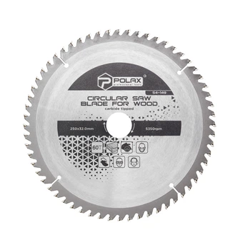 Диск пилы по дереву с твердыми сплавами 250x32x30 60 зубьев Polax (54-149)
