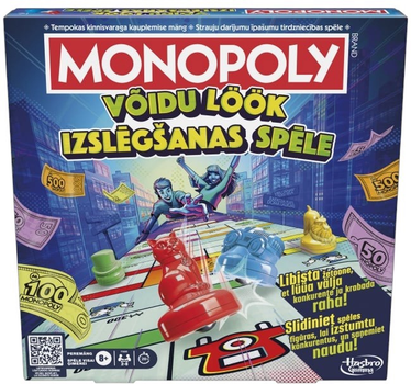 Настільна гра Hasbro Monopoly Knockout (естонською та латиською мовами) (5010996218223)