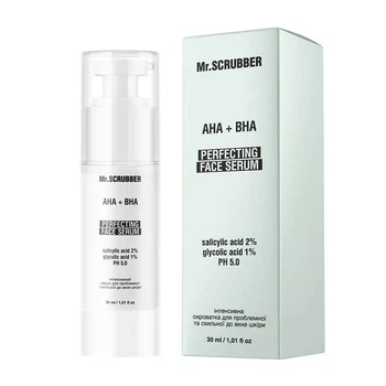 Интенсивная сыворотка для проблемной и подверженной акне кожи AHA+BHA Mr.SCRUBBER 30мл