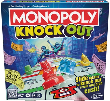 Gra planszowa Hasbro Monopoly Knockout (wersja angielska) (5010996217899)