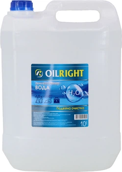 Вода дистиллированная (Oil Right) 10л. 5514