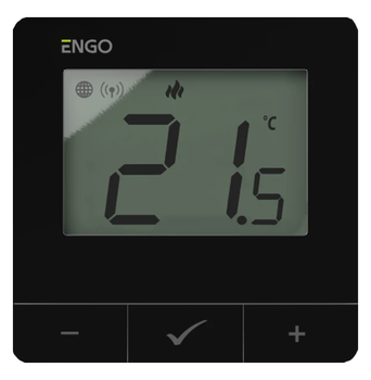 Інтернет терморегулятор ENGO CONTROLS E20B230ZB ZigBee/868 МГц, 230 В, black