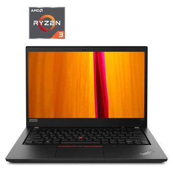 Ноутбук Б-класс Lenovo ThinkPad T495 / 14" (1920x1080) IPS / AMD Ryzen 3 PRO 3300U (4 ядра по 2.1 - 3.5 GHz) / 8 GB DDR4 / 256 GB SSD NVMe / AMD Radeon RX Vega 6 Graphics / WebCam / Win 10 Pro б/у