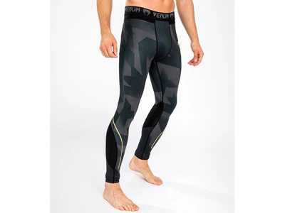 Штани компресійні VENUM Razor Spats XXL чорний/золотий (5422)