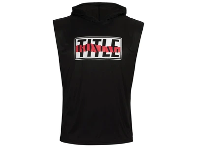 Безрукавка з капюшоном TITLE Boxing Outline Sleeveless Hoodie S чорний (5719)