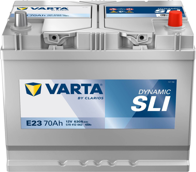 Акумулятор автомобільний Varta Blue Dynamic E23 70 А·год / 630 А 12 В (570412063)
