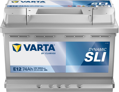 Акумулятор автомобільний Varta Dynamic SLI E12 74 А·год / 680 А 12 В (574013068)