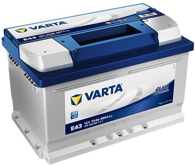 Акумулятор автомобільний Varta Blue Dynamic E43 72 А·год / 680 А 12 В (4052899519763)