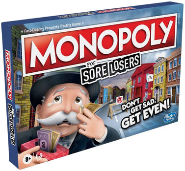 Настільна гра Hasbro Monopoly For Sore Losers (версія фінська) (5010993717224)