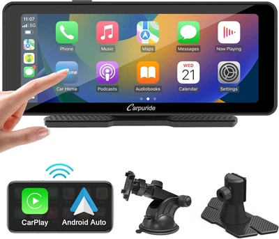 Автомагнитола Carpuride W609 / 6.86" / Сенсорная / Apple CarPlay / Android Auto / Bluetooth / WI-FI / GPS / USB / AUX / TF slot