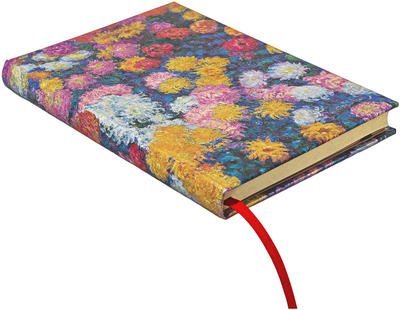 Записник Paperblanks Bullet Journal Хризантеми Моне 12х18 см 176 сторінок в крапку PB9718-1 (9781439797181)