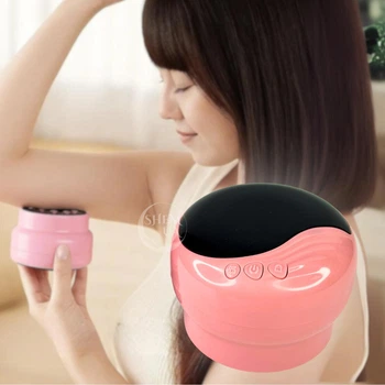 Массажер антицеллюлитный вакуумный для тела Intelligent Cupping Massage, аккумуляторный электромассажер для уменьшения целлюлита и подтяжки кожи Розовый, LY-873-Pink/Black