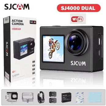 Экшн action камера SJCAM SJ4000DUAL c 2 дисплеями WiFi p2p герметичный аквабокс