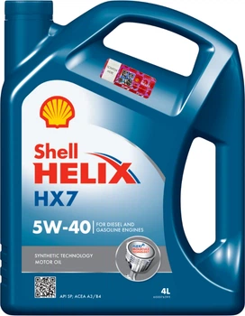 Olej silnikowy Shell Helix HX7 5W-40 4 l (550040513)