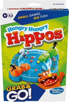 Gra planszowa Hasbro Grab and Go Hungry Hippos (wersja angielska) (5010996164124)