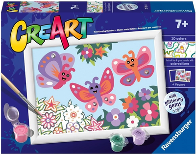 Malowanie po numerach Ravensburger CreArt Motylki (4005556237210)