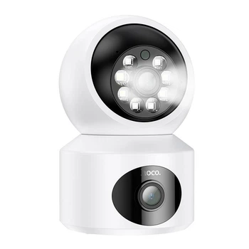 Камера видеонаблюдения HOCO DI53 Admire dual-lens smart surveillance camera |1080P, 2.4G, 360°| 5017650