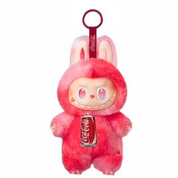 Іграшка Лабубу Кока Кола Червона м'яка іграшка брелок monsters Pop Mart Big model Coca-Cola Colab для дітей (арт 14734)