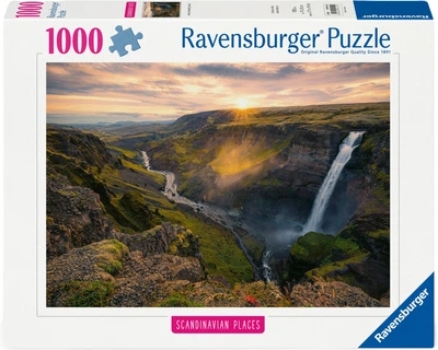Puzzle Ravensburger Haifoss, Iceland 1000 elementów 12000110 (4005555001102)