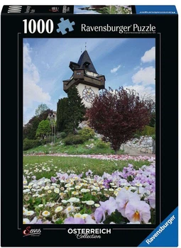 Puzzle Ravensburger Austria Uhrturm Graz 1000 elementów 12000611 (4005555006114)
