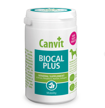 Витамины Сanvit Biocal Plus для собак минералы и коллаген для улучшения подвижности 230 г (8595602507238)