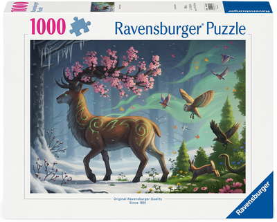 Puzzle Ravensburger Wiosenny jeleń 1000 elementów 12000616 (4005555006169)