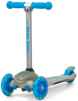 Hulajnoga dziecięca Milly Mally 3246 Zapp Scooter Szara (5901761126082)