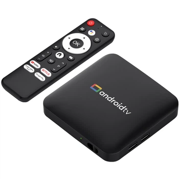 Смарт ТВ приставка 4K H96 MAX на Android 14, 2/16 ГБ, Wi-Fi, Bluetooth, черная